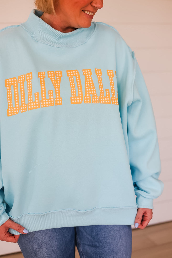 Dilly Dally/Lolly Gag Reversible Mock Neck