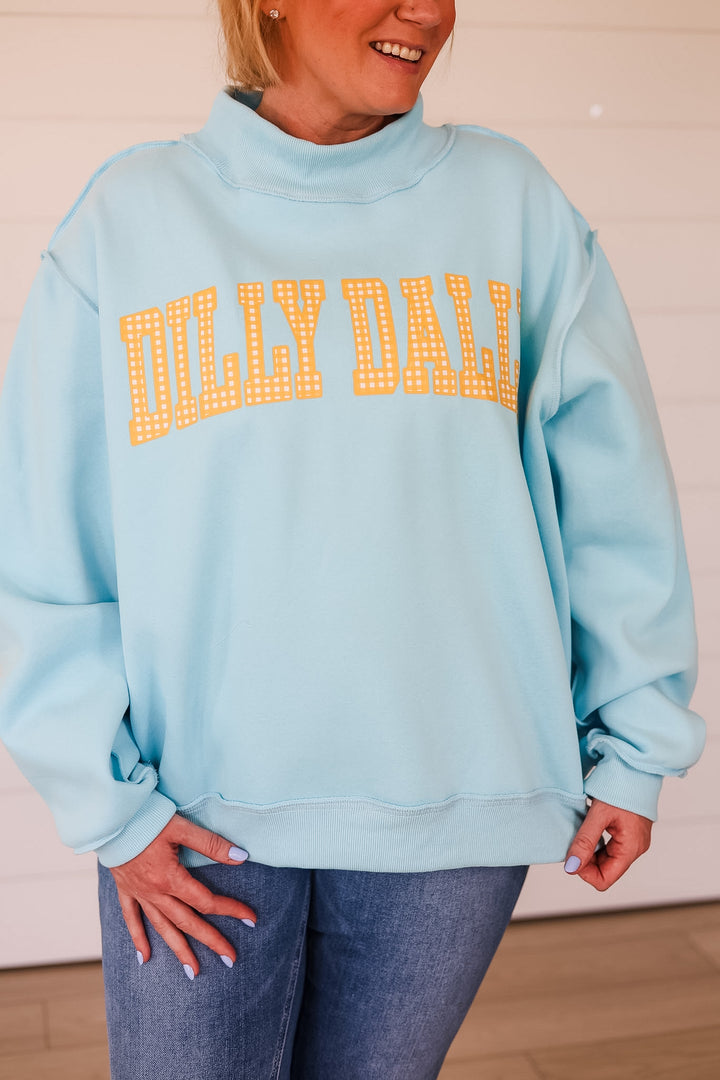 Dilly Dally/Lolly Gag Reversible Mock Neck