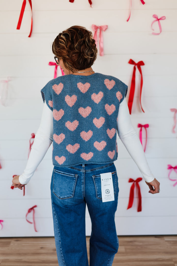 Hearts All Over Top