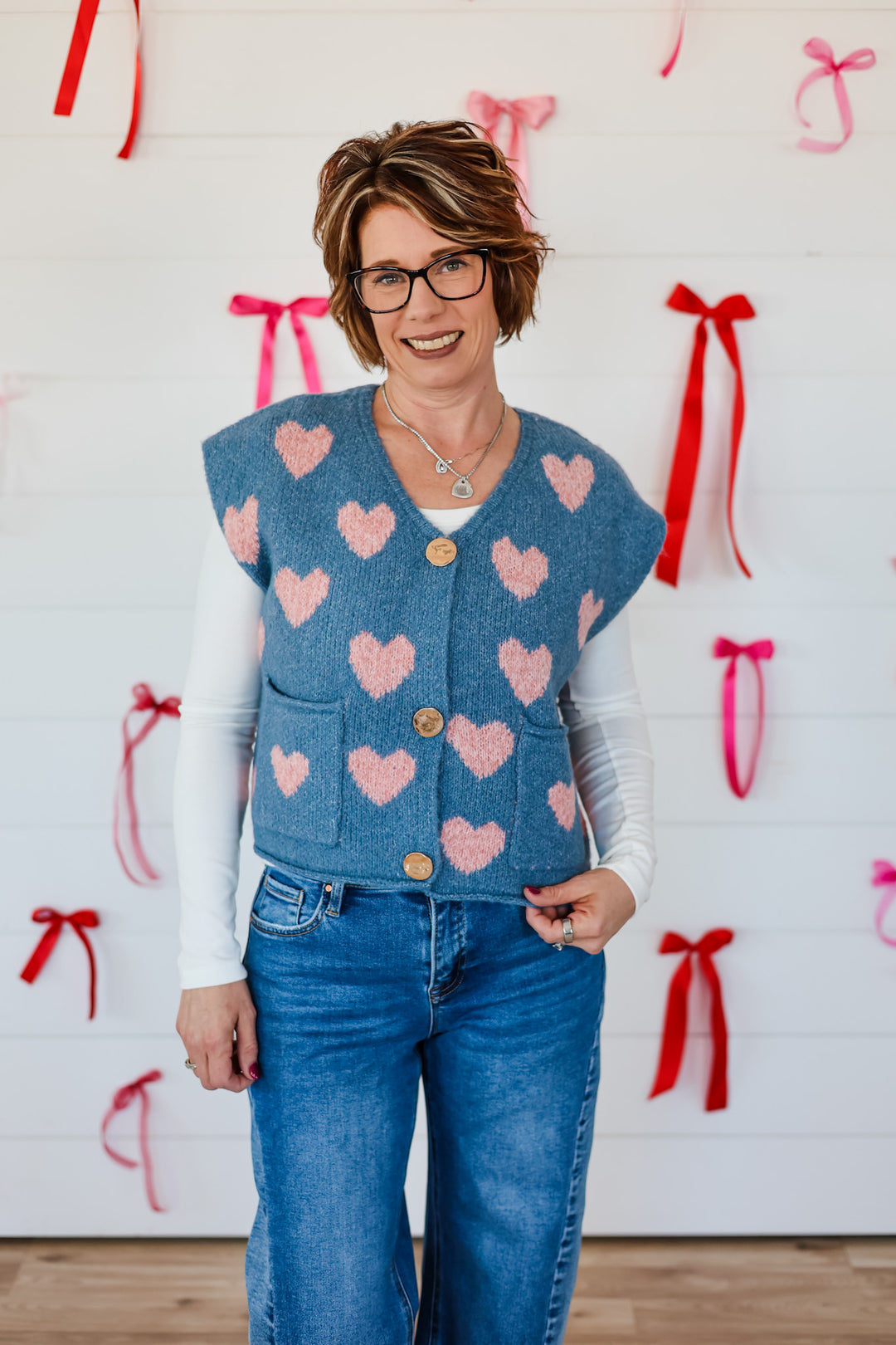 Hearts All Over Top