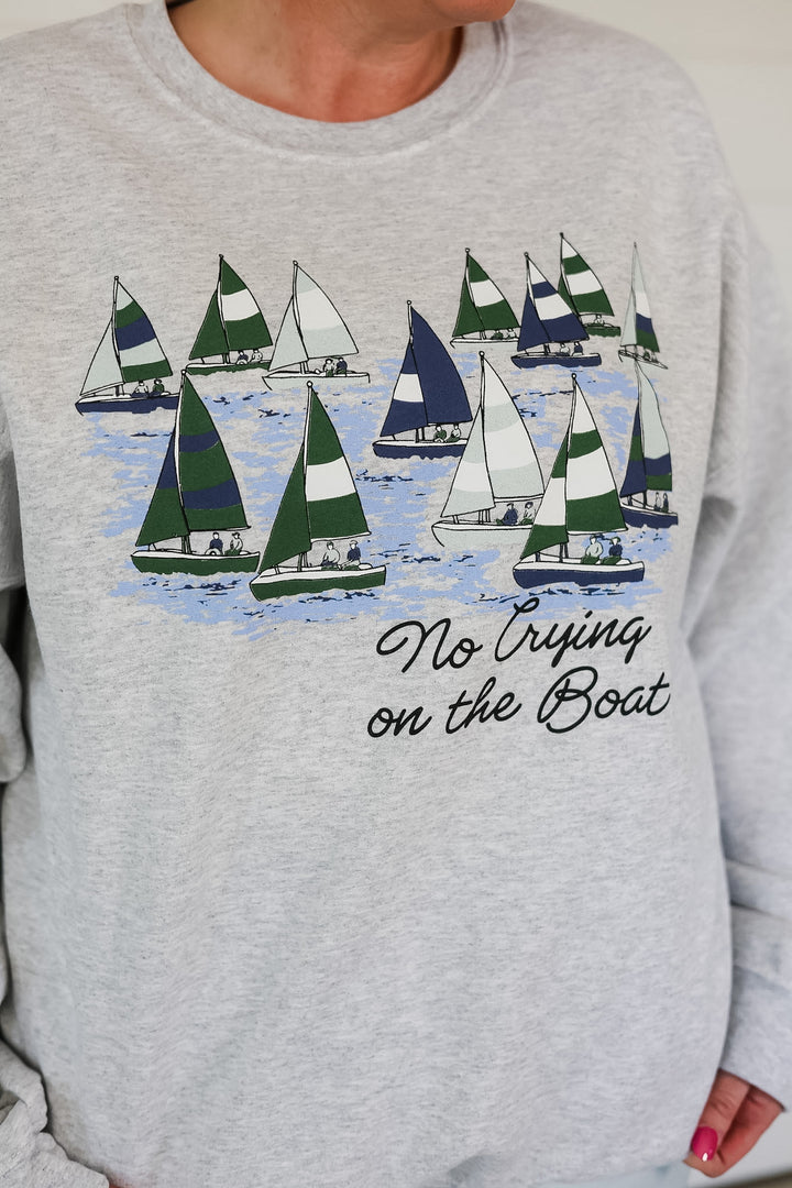 No Crying In The Boat Crewneck