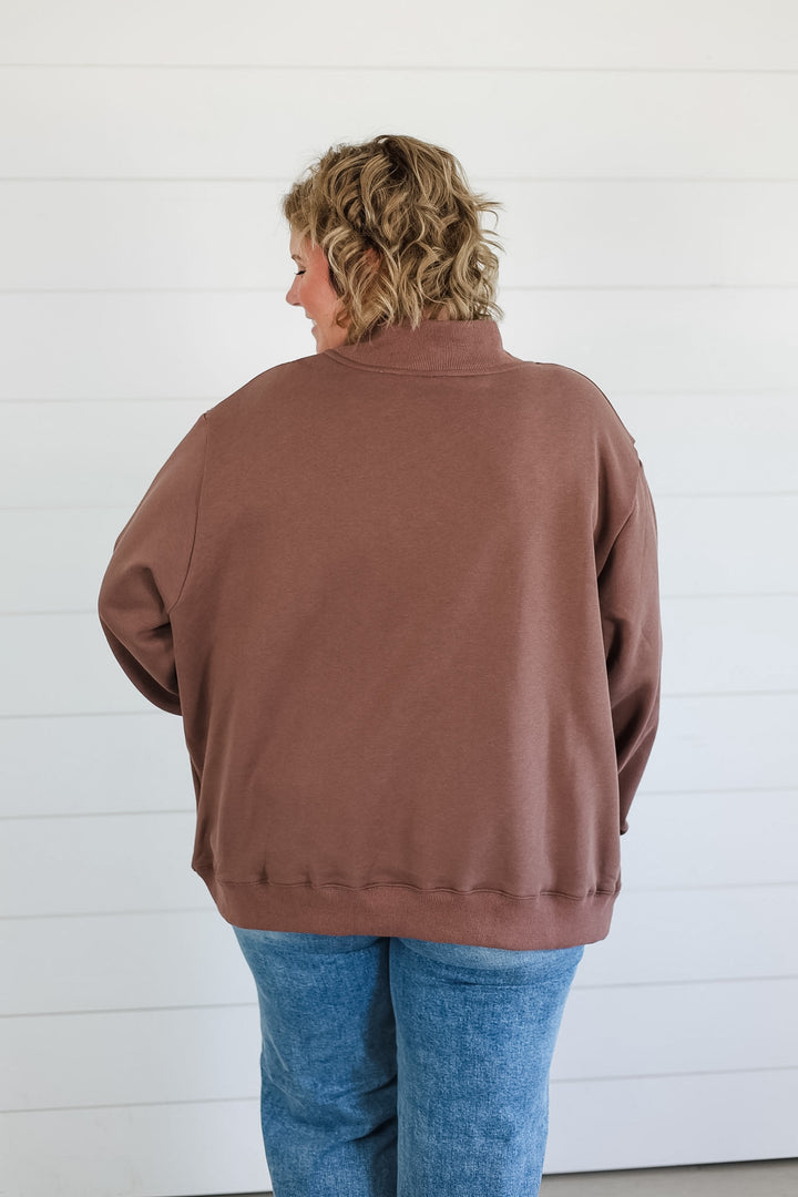 HOWDY Mock Neck Top