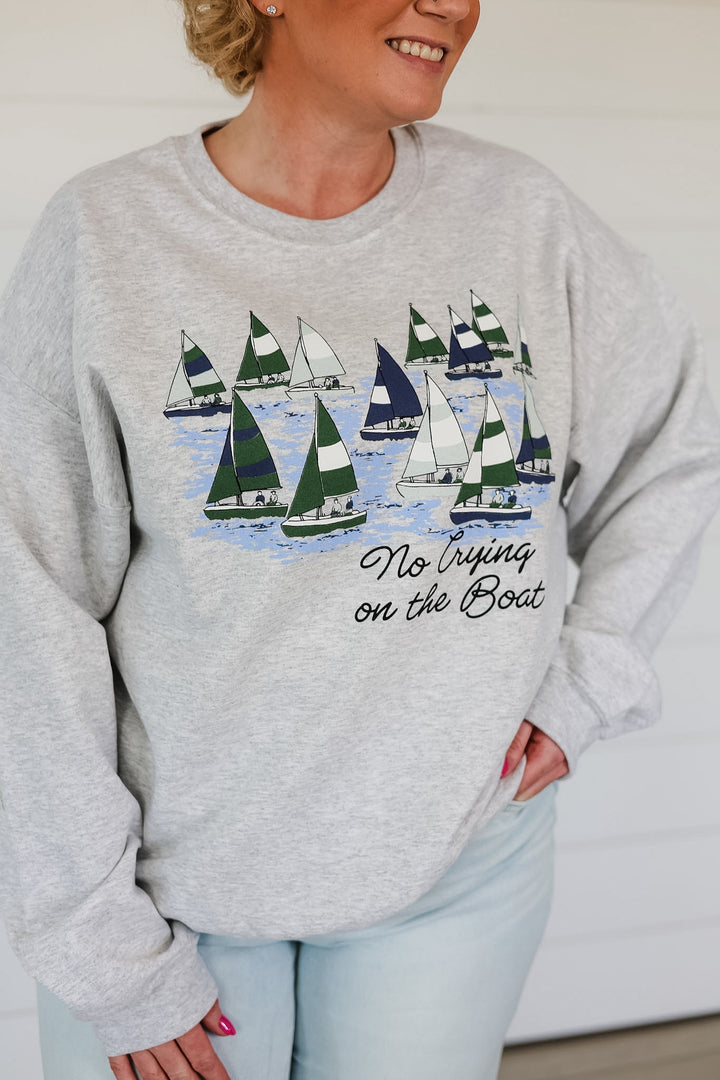 No Crying In The Boat Crewneck