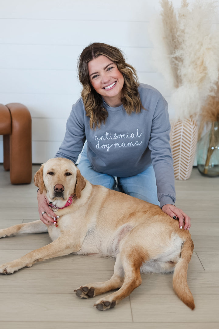 Anti Social Dog Mama Crewneck