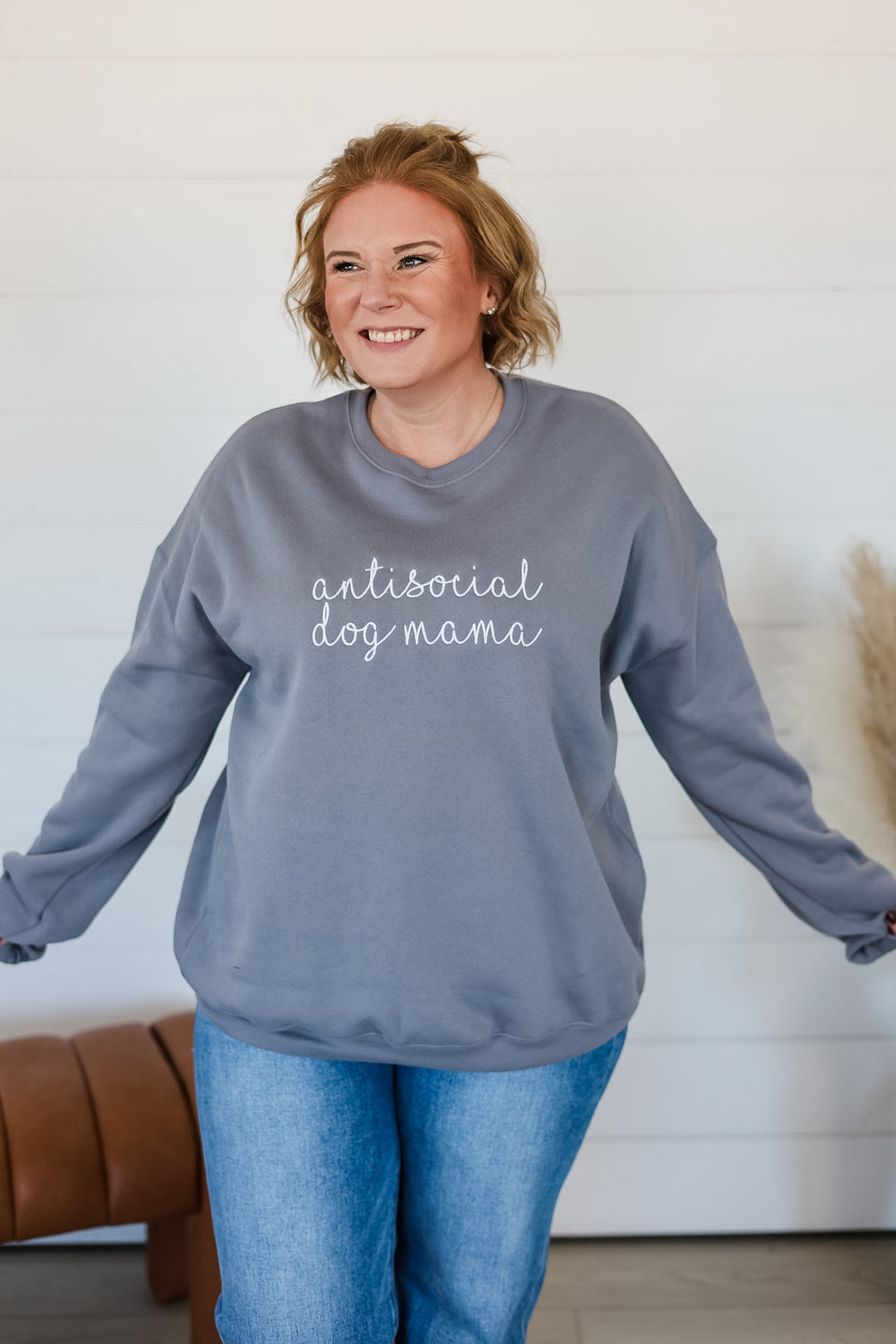 Anti Social Dog Mama Crewneck