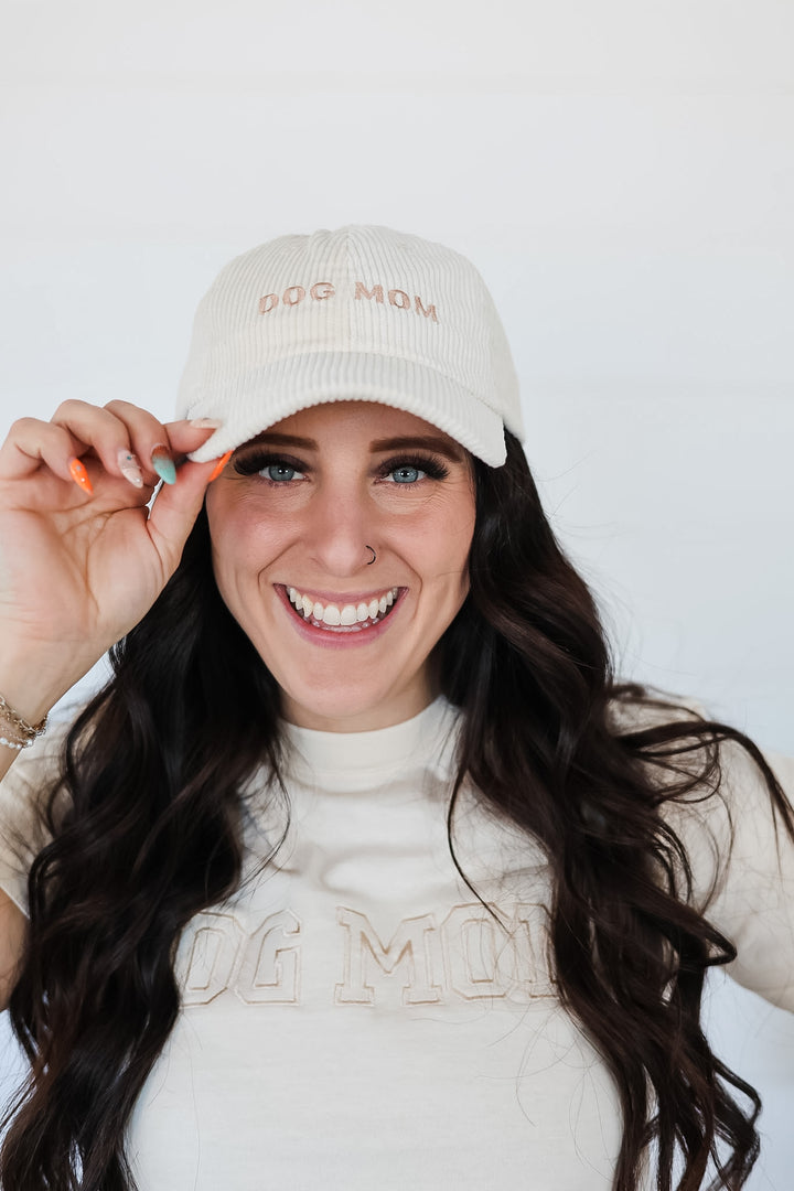 Corduroy Dog Mom Hat