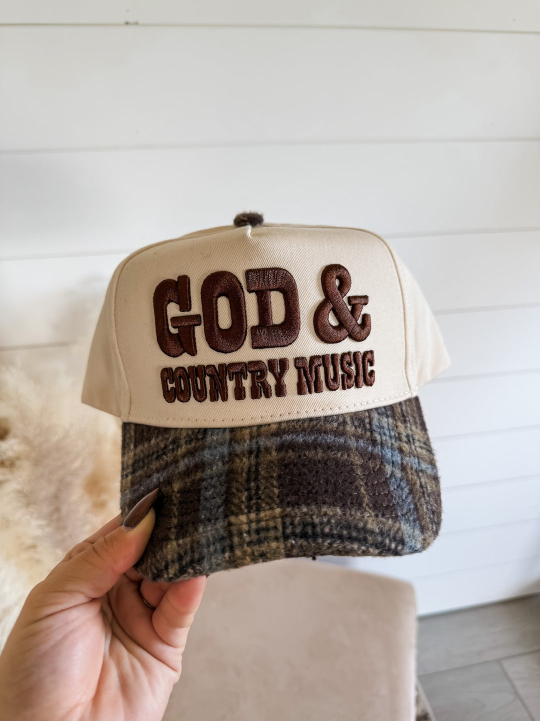 God & Country Music Trucker Hat