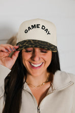 Load image into Gallery viewer, Leopard Embroidered Game Day Hat
