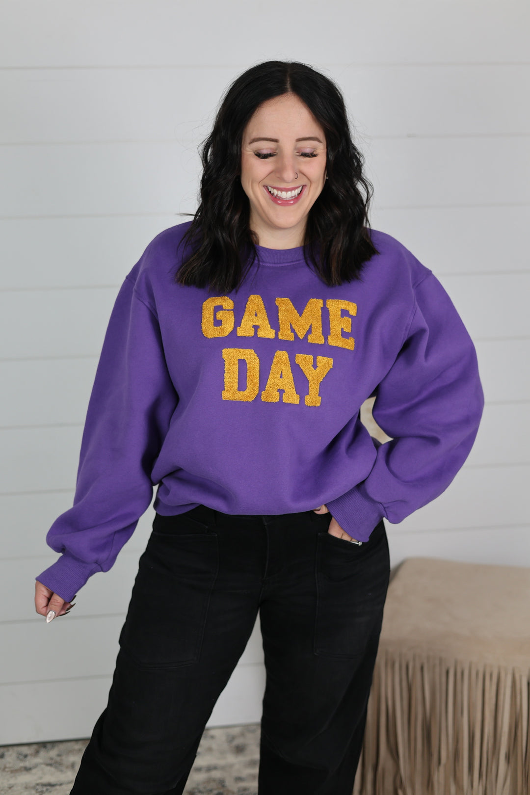 GAME DAY Crewneck Top