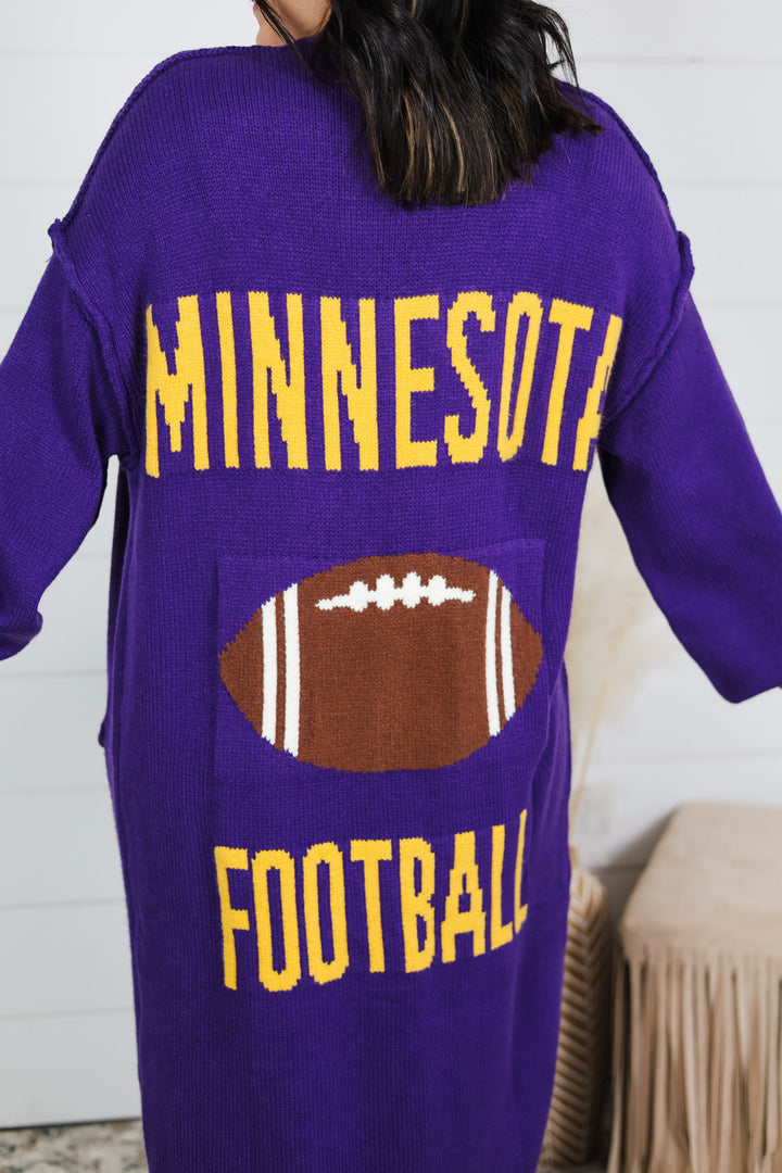 Minnesota Football Cardigan