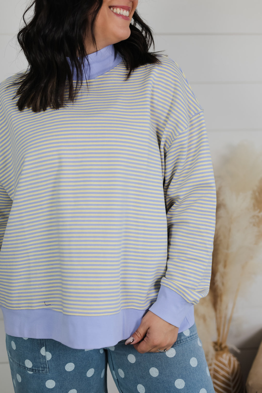 What A Life Mock Neck