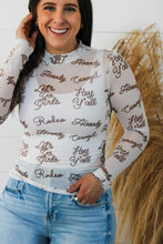 Load image into Gallery viewer, Howdy Mesh Top
