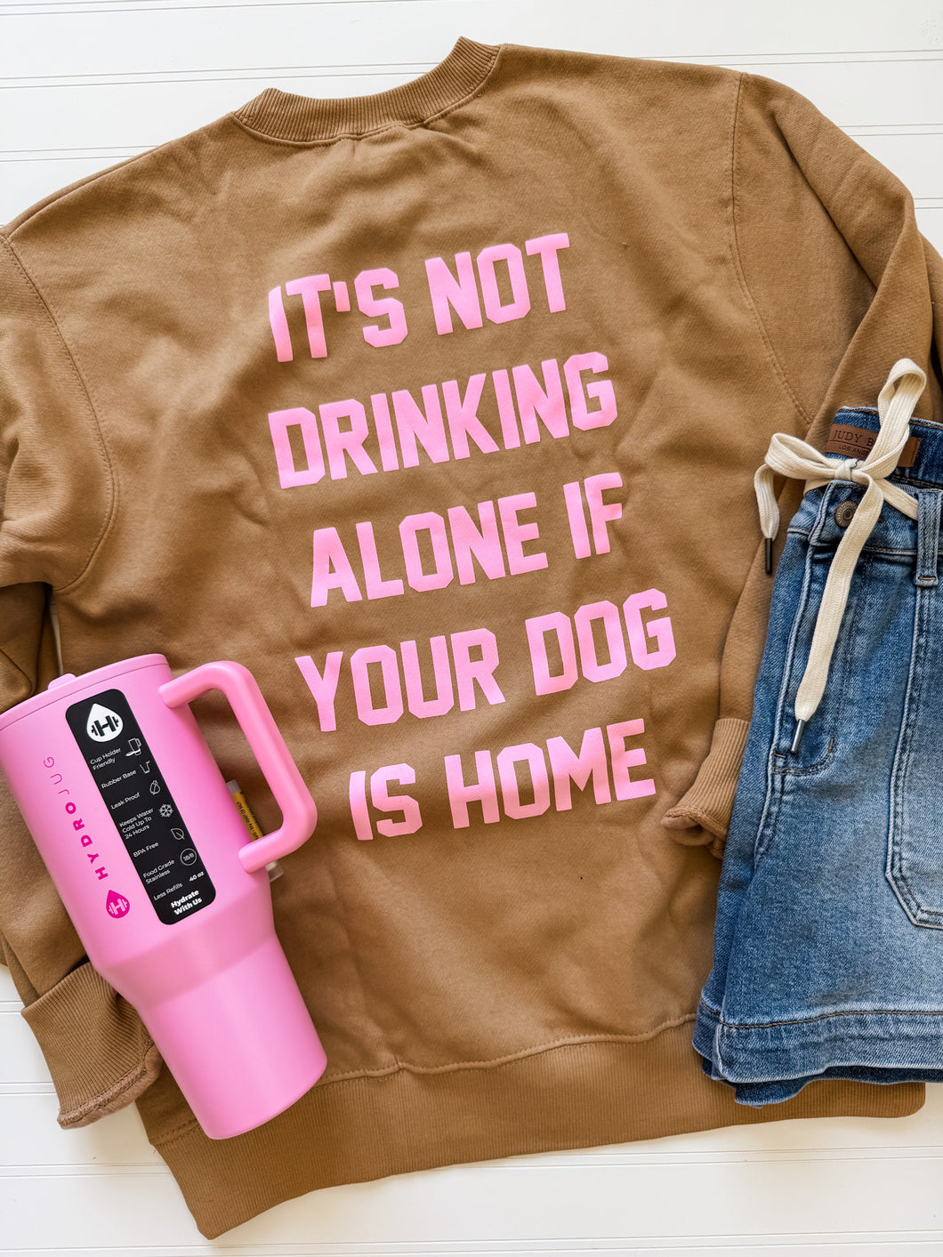 It's Not Drinking Alone Crewneck