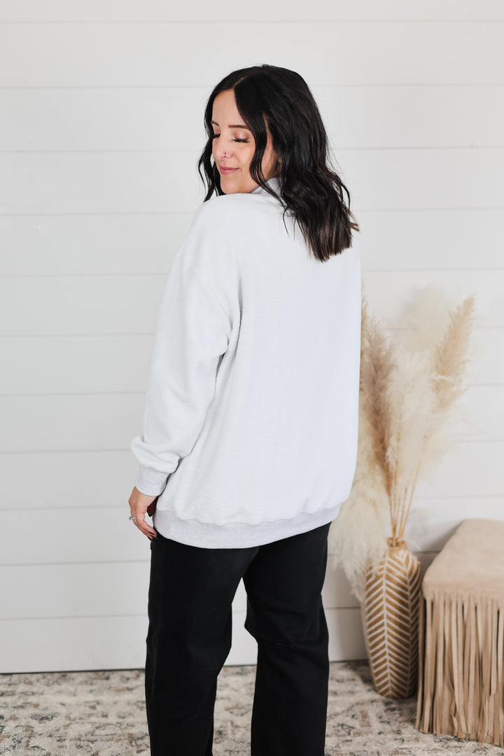GAME DAY/ SUNDAY FUNDAY Reversible Mock Neck Top
