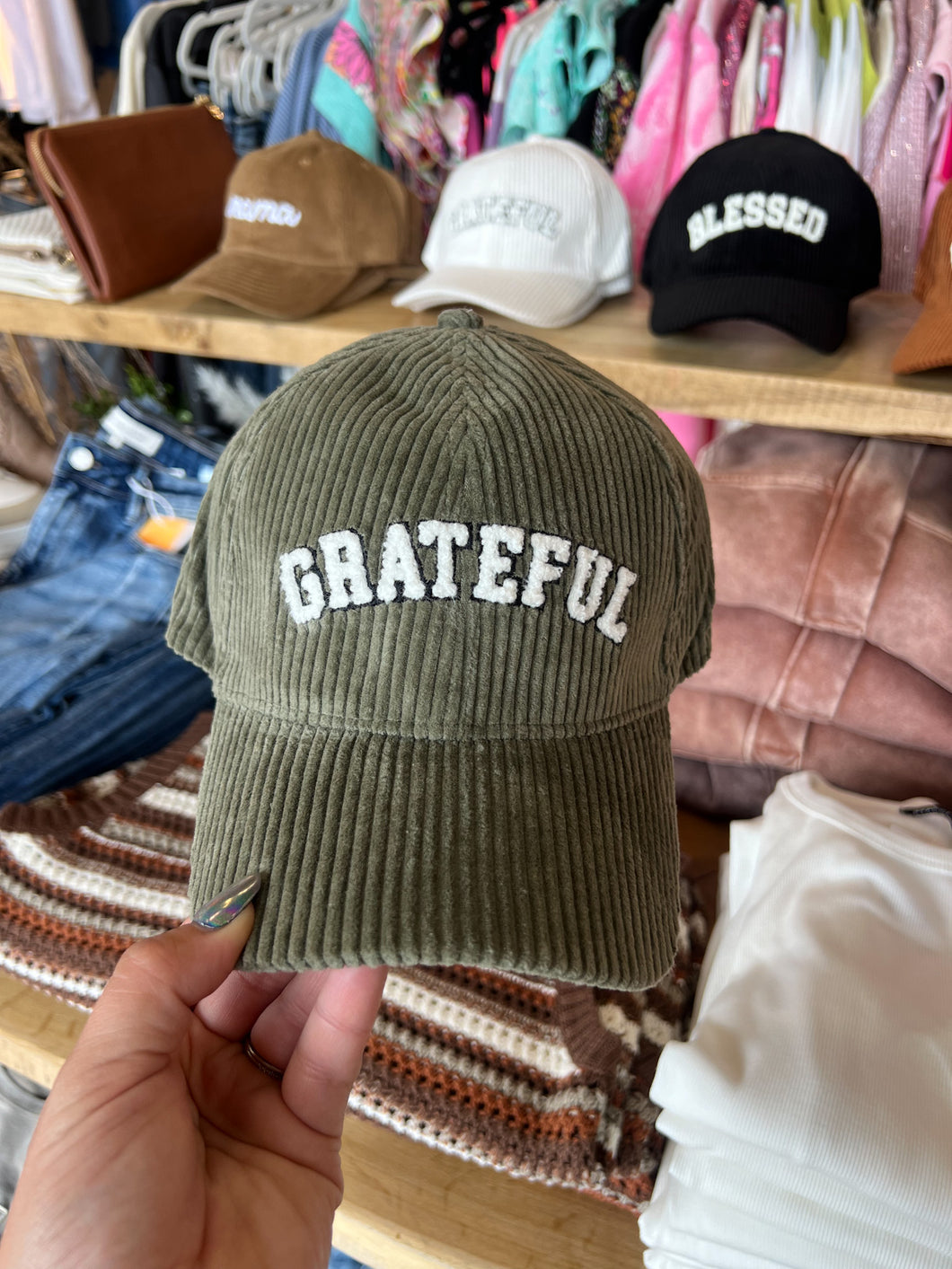 GRATEFUL Corduroy Hat