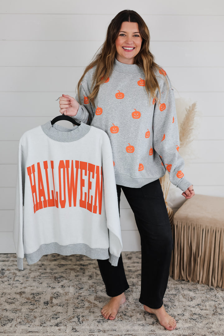 This Is Halloween Reversible Mock Neck