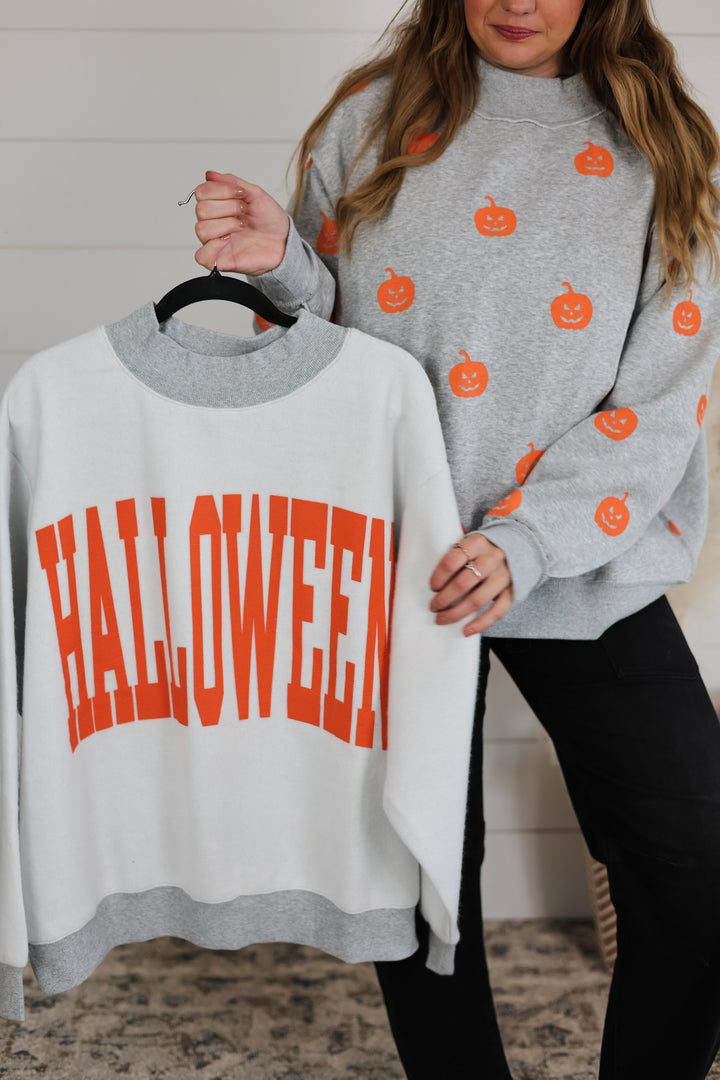 This Is Halloween Reversible Mock Neck