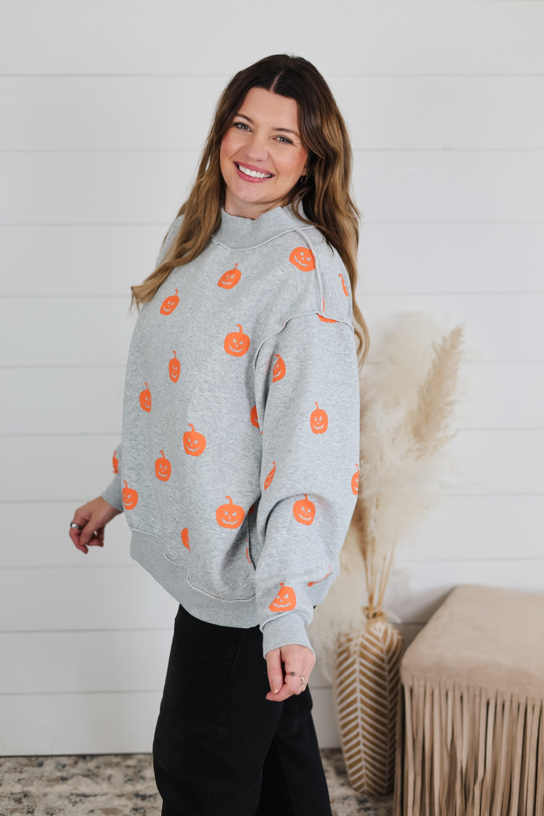 This Is Halloween Reversible Mock Neck