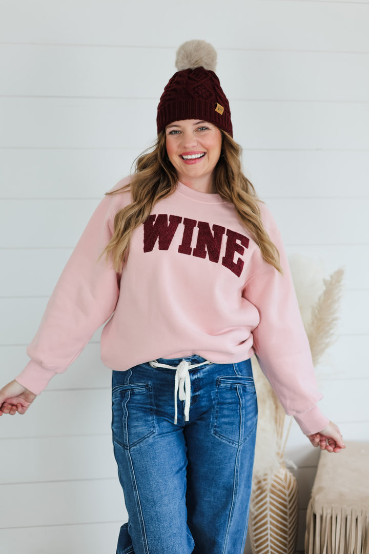 WINE Crewneck Top