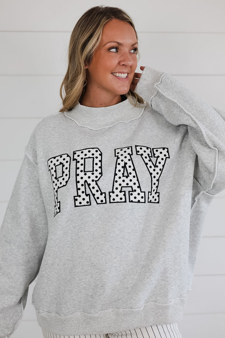 PRAY Mock Neck Top