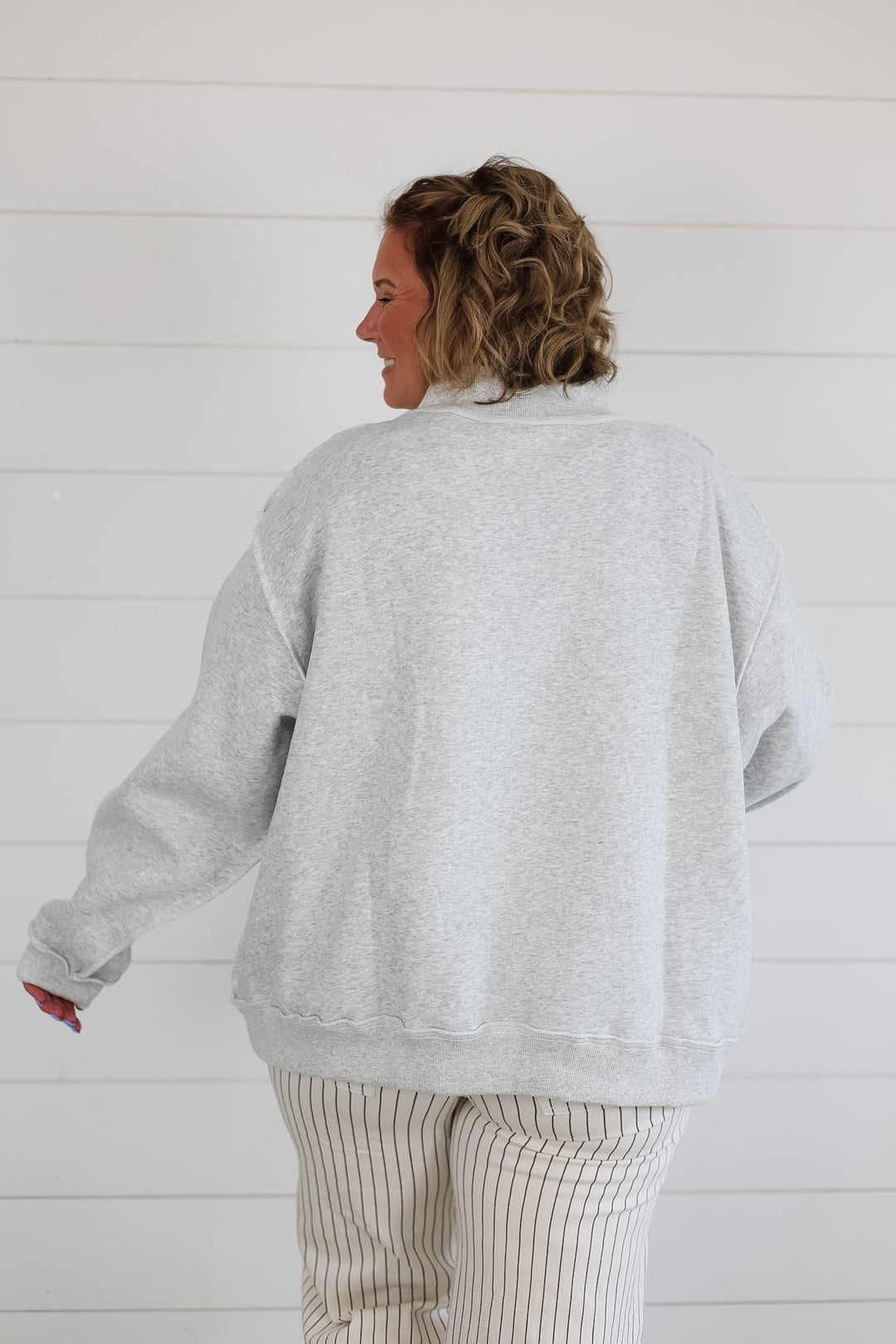 PRAY Mock Neck Top