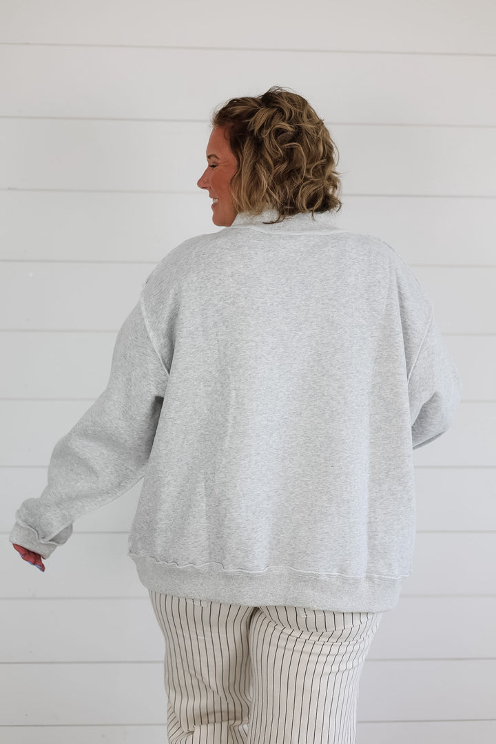 PRAY Mock Neck Top
