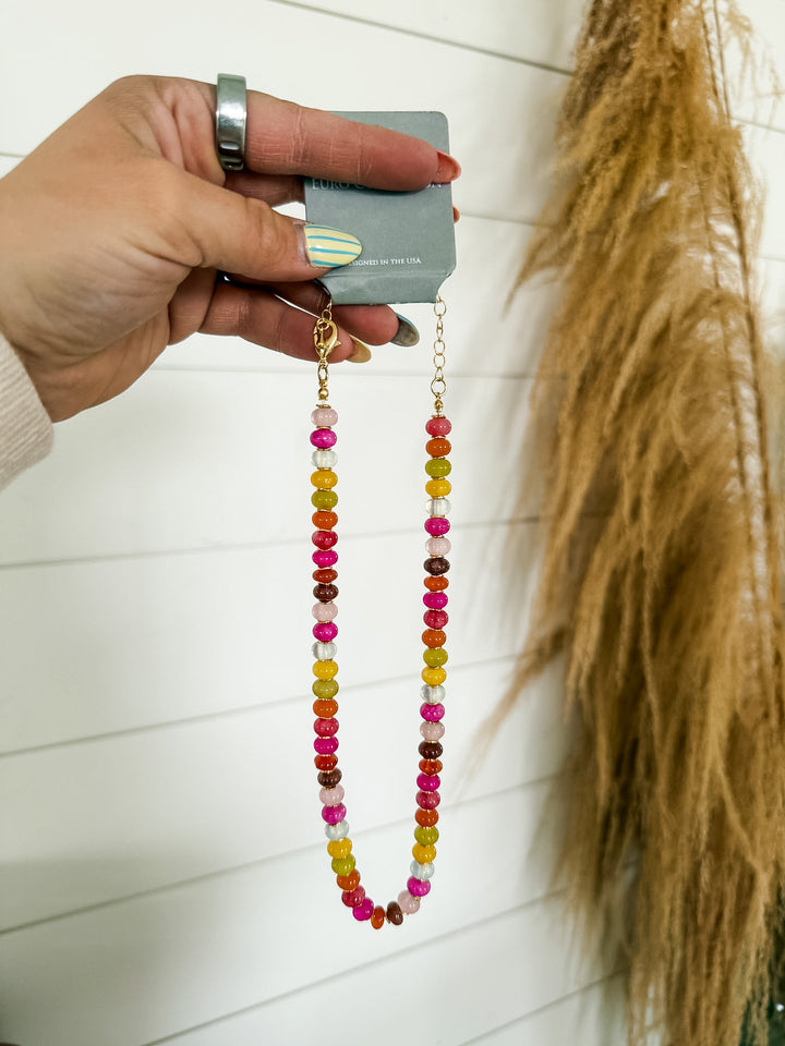 Cheering You On Necklace - Multicolor