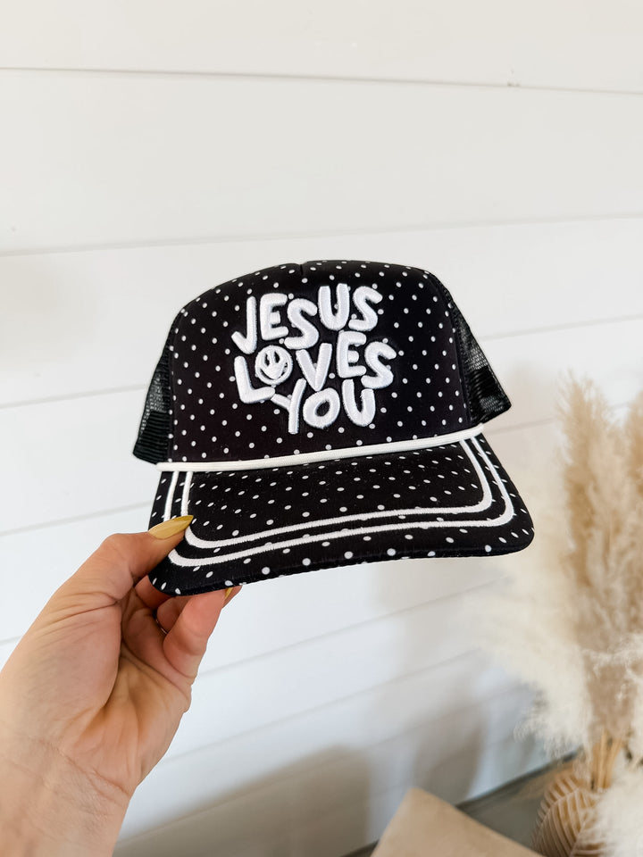 Jesus Loves You Smiley Hat