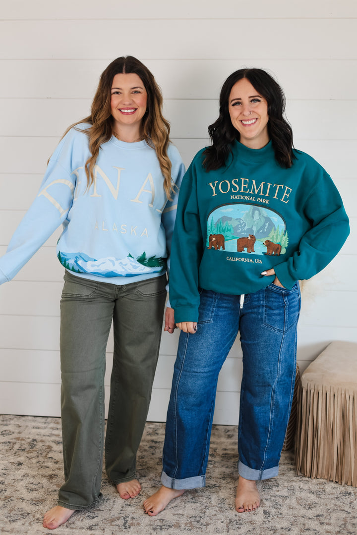 Denali Embroidered Crewneck