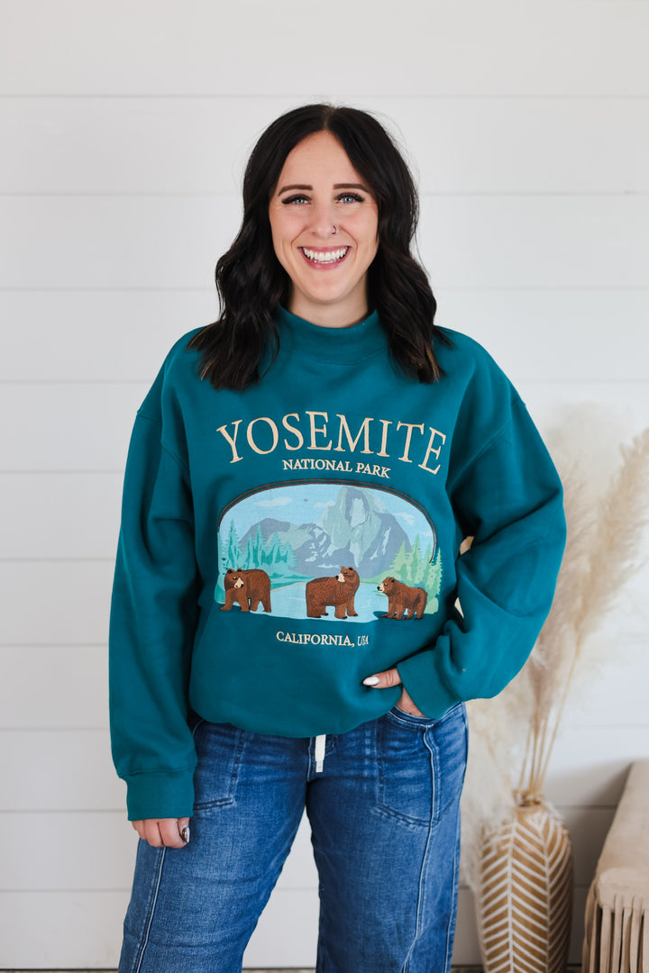 YOSEMITE Mock Neck Top