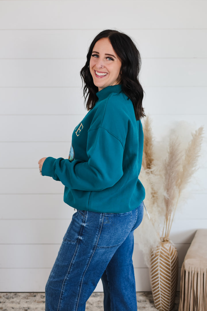 YOSEMITE Mock Neck Top
