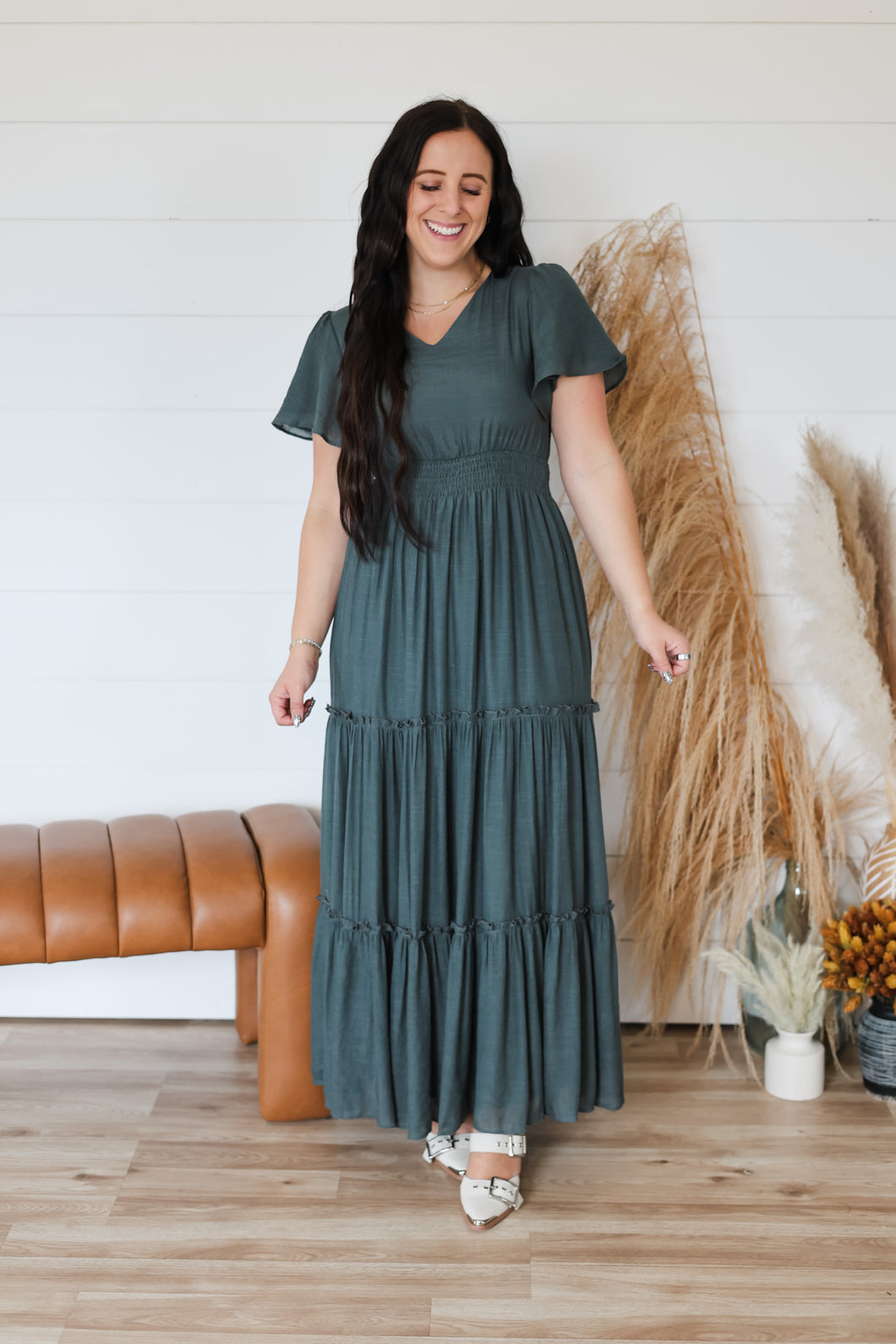 A Cool Contrast Dress