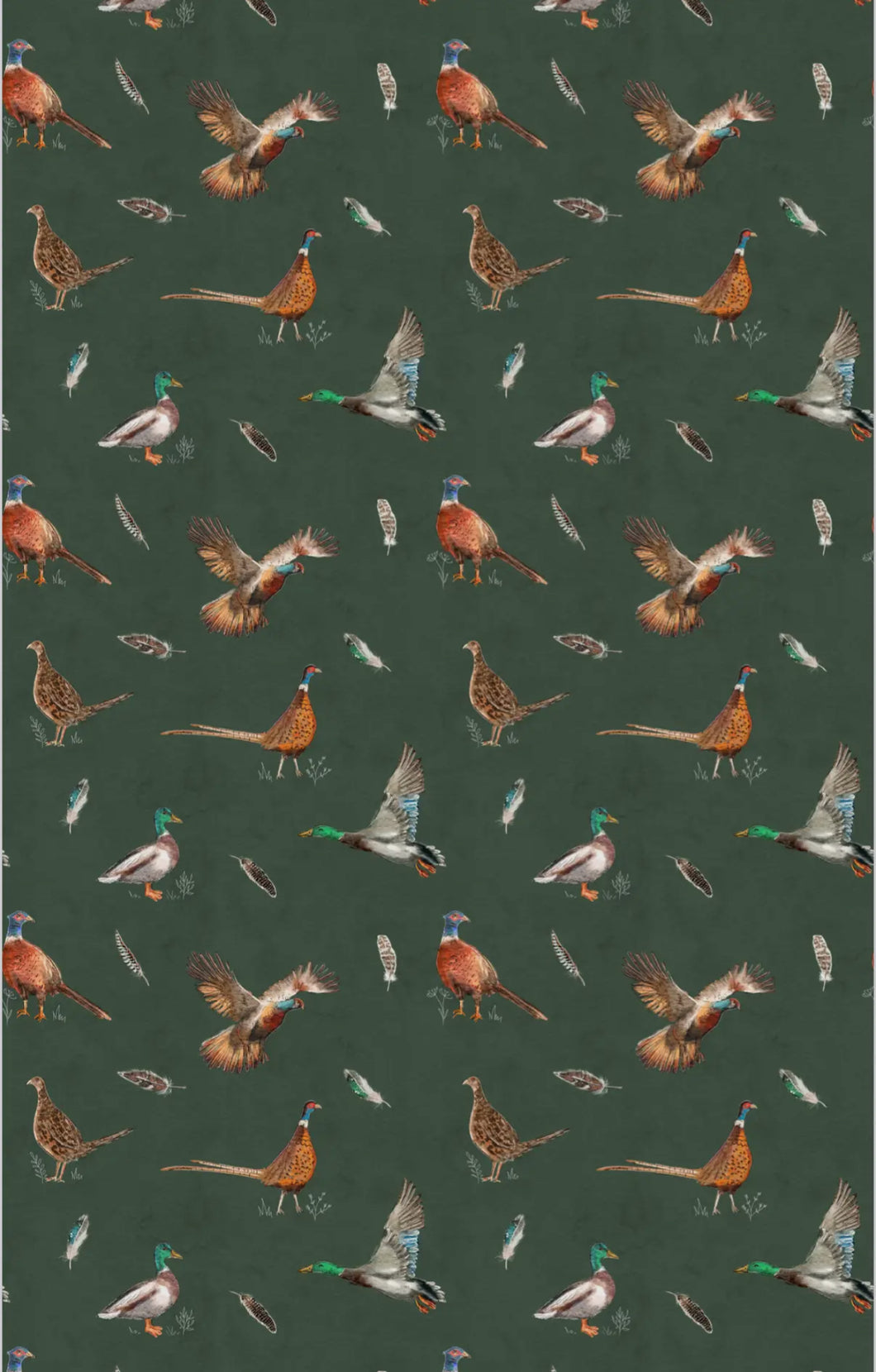 Pheasant Double Sided Hand Towel