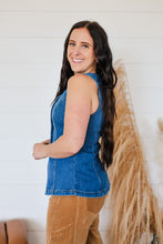 Load image into Gallery viewer, Within Reason Denim Vest
