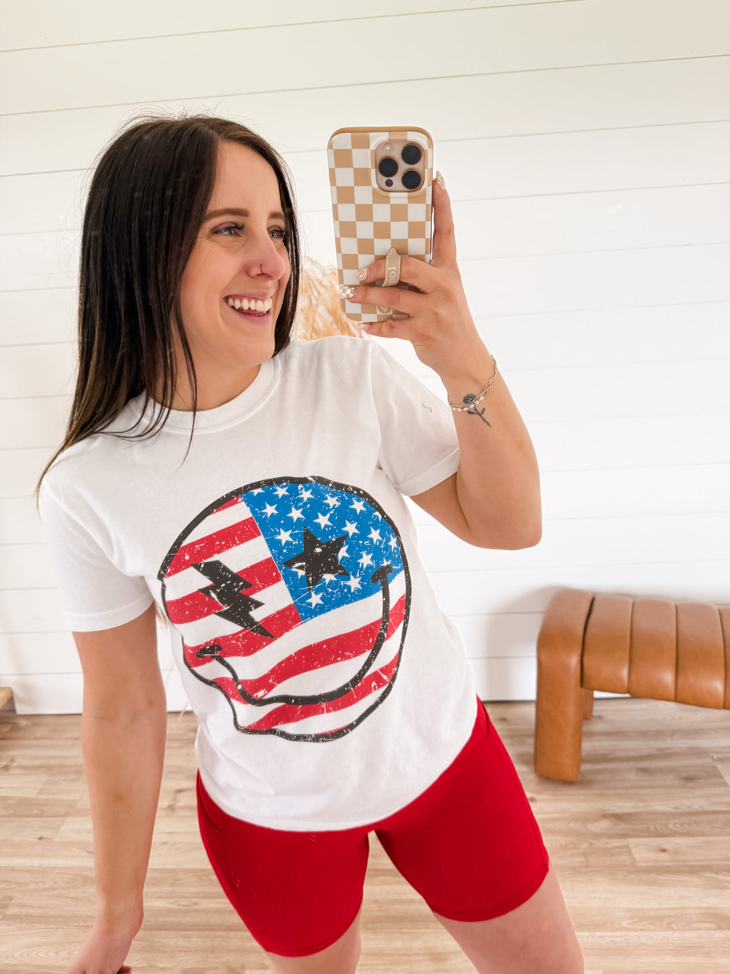 Americana Smiley Top
