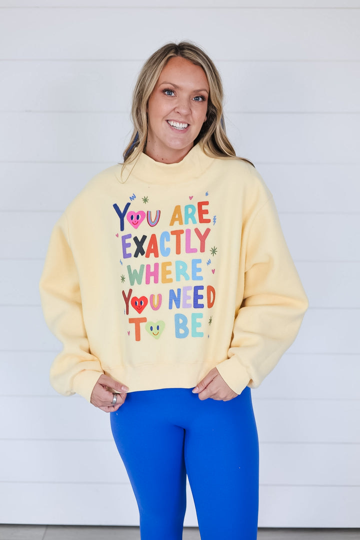 LIFE IS GOOD Reversible Mock Neck