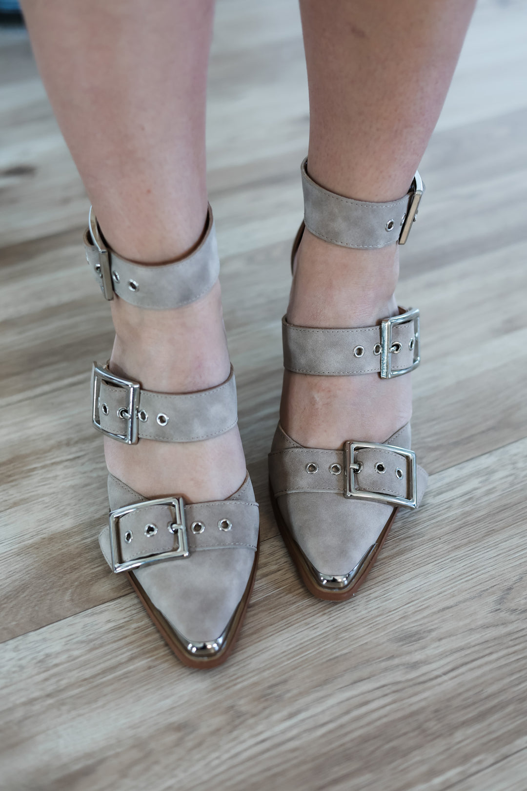 Cinder Buckle Heel