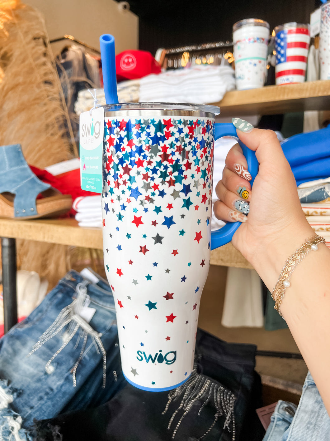 Swig: Star Spangled Mega Mug (40oz)