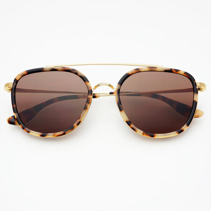 Weston Sunglasses - Milky Tortoise/Brown