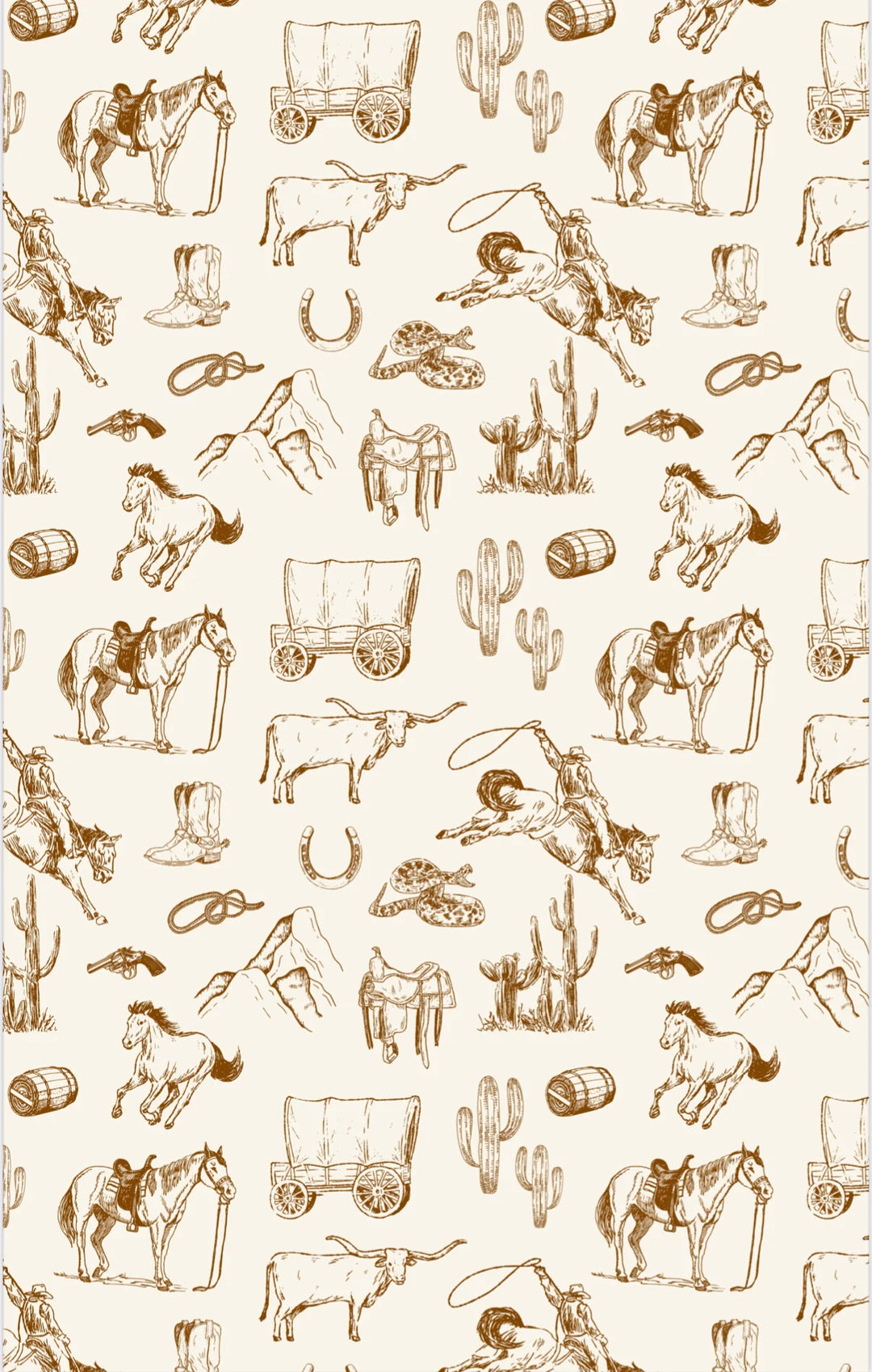 Western Double Sided Washcloth