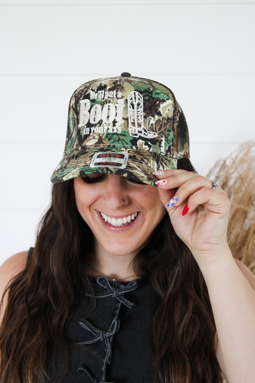 We'll Put A Boot In Your A** Trucker Hat