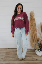 Load image into Gallery viewer, GRATEFUL Corded Crewneck
