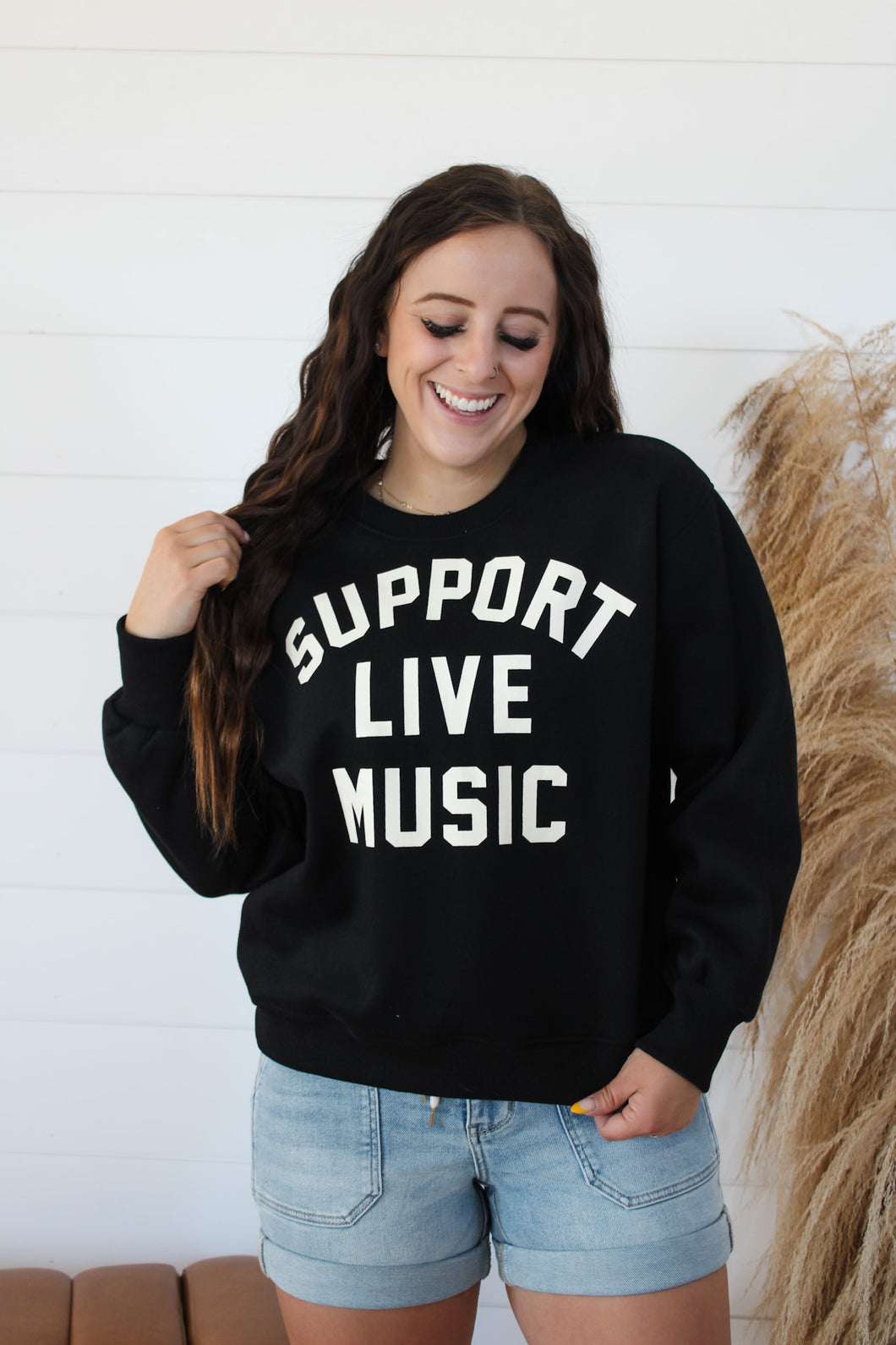 Support Live Music Crewneck