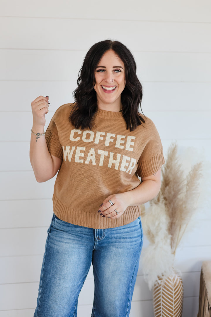 Coffee Weather Top