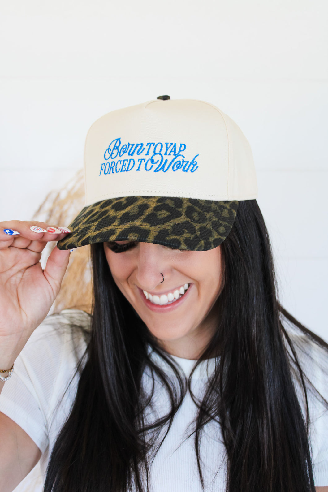 Born To Yap Forced To Work Hat