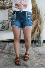 Load image into Gallery viewer, Risen: Swing &amp; Bling Denim Shorts
