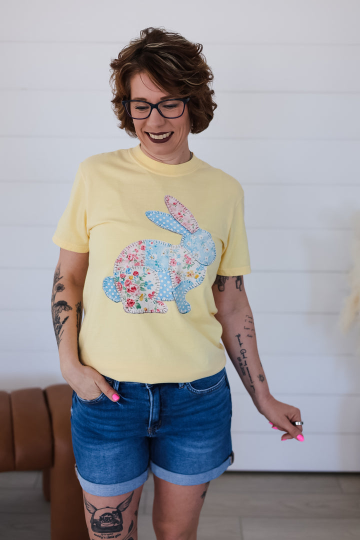 Patchwork Bunny Top