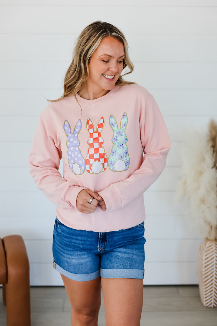 Bunny Trio Crewneck