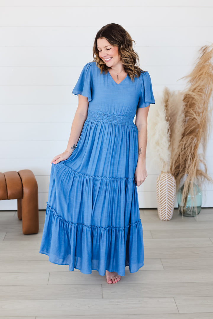 A Cool Contrast Dress