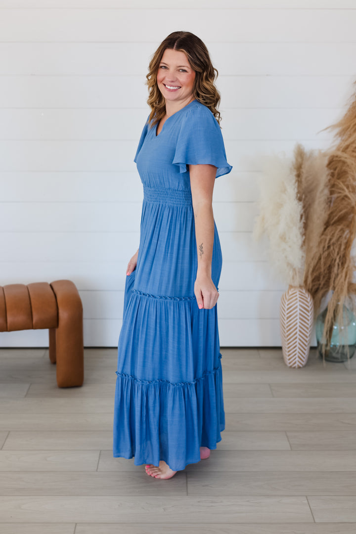 A Cool Contrast Dress